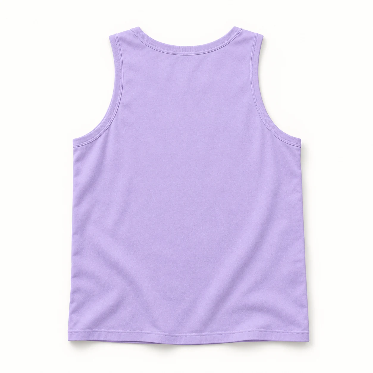 Daydream Tank — Back — Lavender / White / Butter yellow — digital mockup